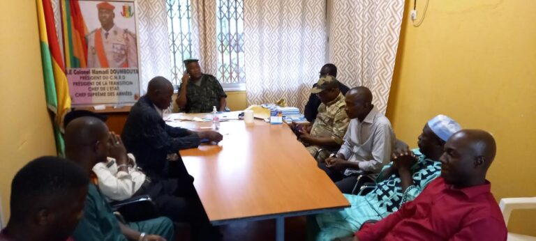 Boké-Administration : Le préfet prône la paix et vante les initiatives présidentielles à Sangarédi