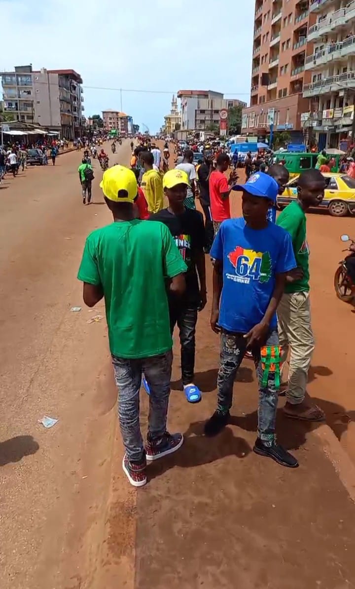 L’An 64 de la Guinée/Carnaval : Des jets de pierres enregistrés sur l’axe Bambeto-Hamdanlaye