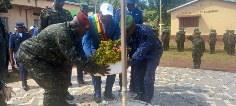 Dinguiraye/An 64 de l’indépendance : ‘’La marche de la Guinée s’est inscrite depuis le 05 Septembre 2021 dans une transition politique marquée par la prise de responsabilité par les forces de défense et de sécurité’’ (Préfet)