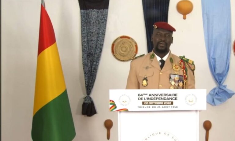 Guinée/Fête du 02 octobre : « Notre main tendue pour un sursaut patriotique, au-delà des clivages ethniques et politiques, reste maintenue afin de construire ensemble la Guinée de demain » dixit le Colonel Mamadi Doumbouya