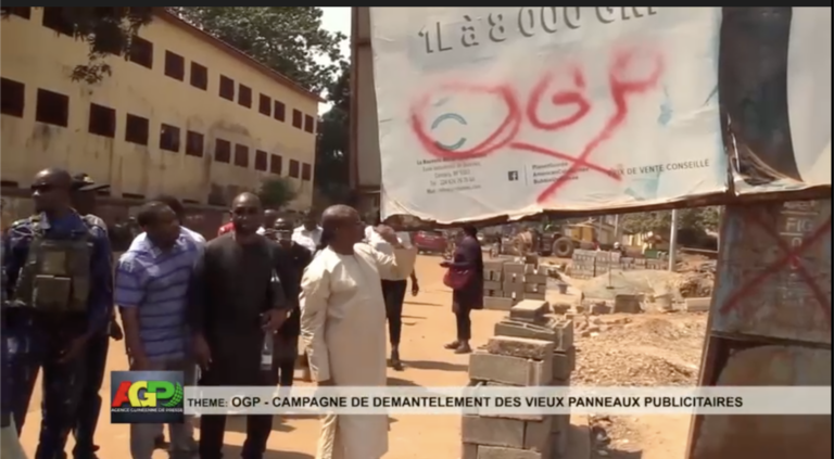 OGP: CAMPAGNE DE DEMANTELEMENT DES VIEUX PANNEAUX PUBLICITAIRES