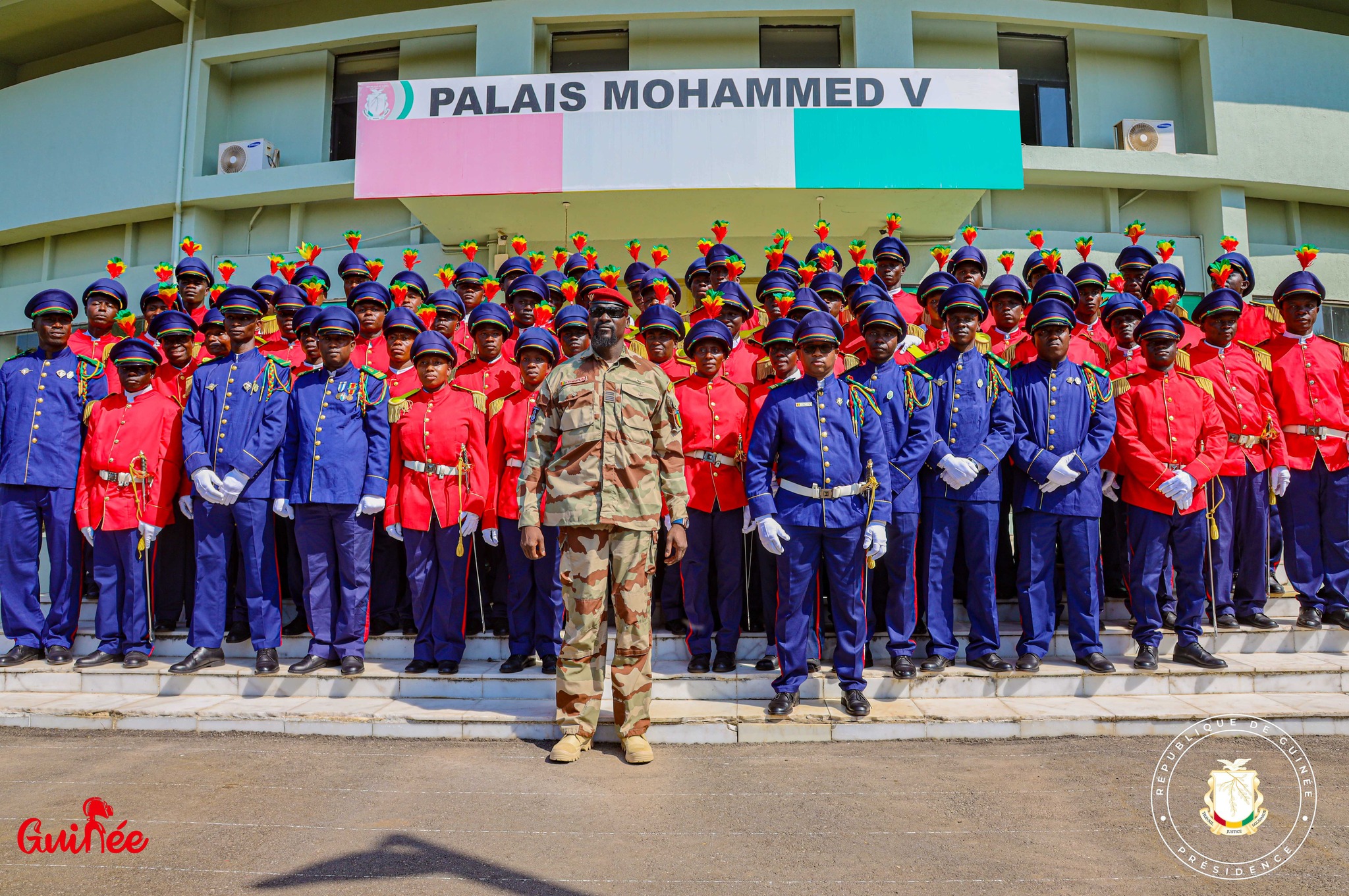 Guinée/Armée Le Chef de l'Etat officie la cérémonie de prestation de