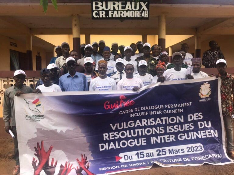 Forécariah: Fin des échanges sur le suivi et la vulgarisation des 35 résolutions du dialogue inter-guinéen