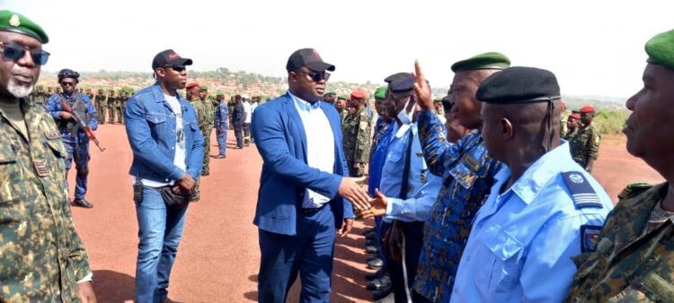 Labé : Dr Bernard Goumou pose la première  pierre des travaux de réhabilitation de l’aérodrome régional