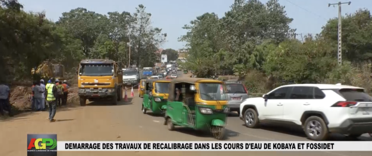 DEMARRAGE DES TRAVAUX DE RECALIBRAGE DANS LES COURS D’EAU DE COBAYA ET FOSSIDET