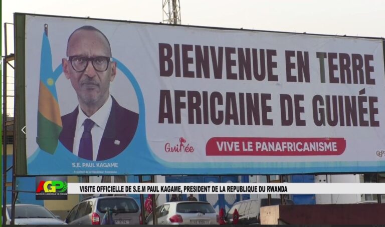 VISITE OFFICIELLE  EN GUINEE DE S.E.M PAUL KAGAME,PRESIDENT DE LA REPUBLIQUE DU RWANDA