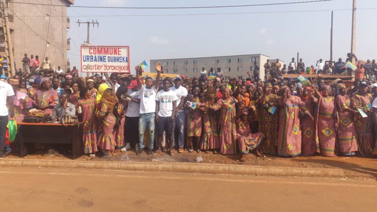 Dubréka/Infrastructures : Forte mobilisation des citoyens à l’inauguration de l’Echangeur Paul Kagamé