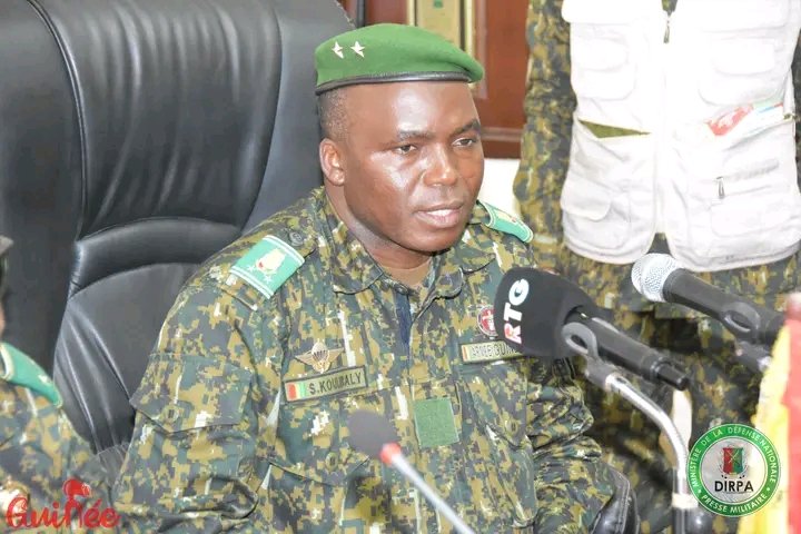 Guinée/Armée: Le général de brigade Sadiba Koulibaly n’est ni inquiété, ni privé de sa liberté. “Il est libre de tous ses mouvements (Ministère de la Défense Nationale)