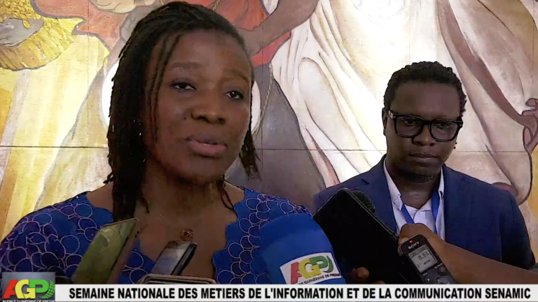 SENAMIC:MME LA MINISTRE AMINATA KABA AU MICRO DE L’AGP