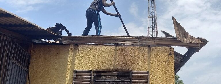 Boké-Incendie : Une chambre et son contenu réduits en cendre à Khougnèwadé 2