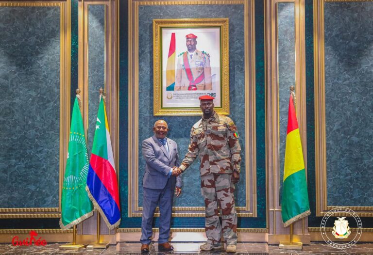 Guinée: Le Président Azali Assoumani conclut sa visite officielle à Conakry