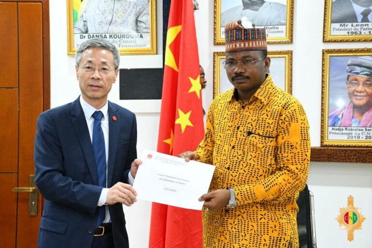 Guinée/Diplomatie parlementaire: vers la matérialisation des groupes d’amitié entre le CNT et le parlement chinois