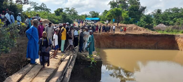 Mamou : Lancement des travaux de construction d’un pont à Tamagaly dans la sous-préfecture de konkouré
