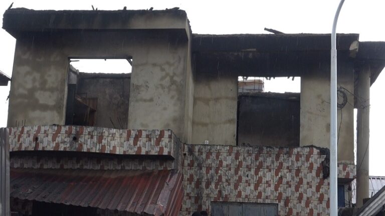 Conakry-incendie: Une  maison et tout son contenu  consumés à Enta-nord