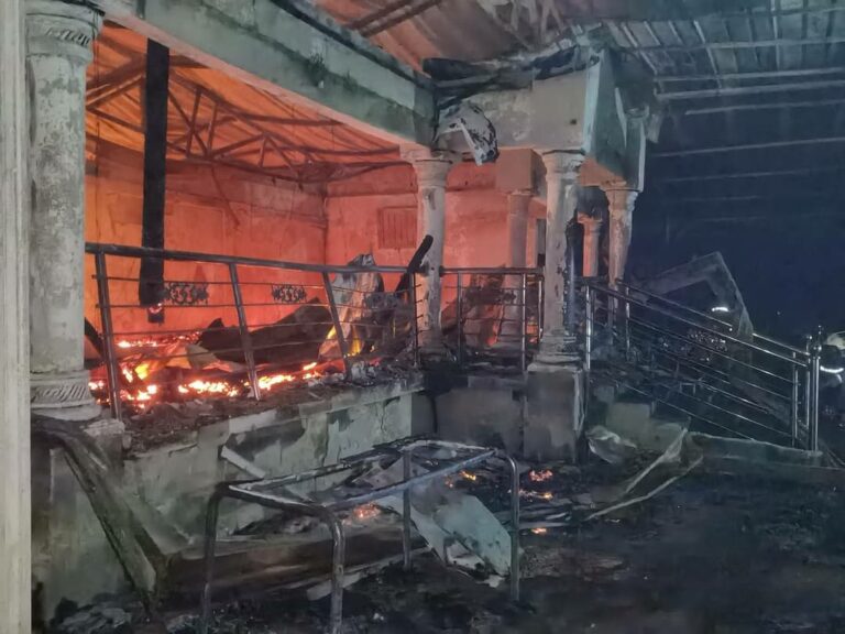 Coyah : Une maison de loisirs ravagée par un incendie au quartier Somaya