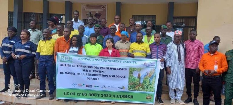 Boké-Mines: Le Réseau Environnement Bauxite lance les travaux d’un atelier de renforcement de capacités