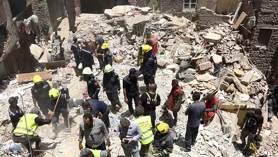Egypte : au moins 4 morts dans l’effondrement d’un immeuble au Caire