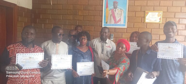 Inspection régionale des Mines-Boké : 10 jeunes cadres reçoivent leurs attestations de satisfécits après un mois de formation