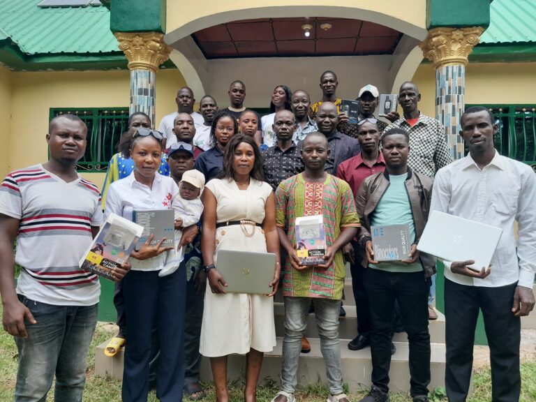 N’zérékoré : la Direction Générale de la Station Scientifique des Monts Nimba dote ses travailleurs en appareils de recherche scientifique