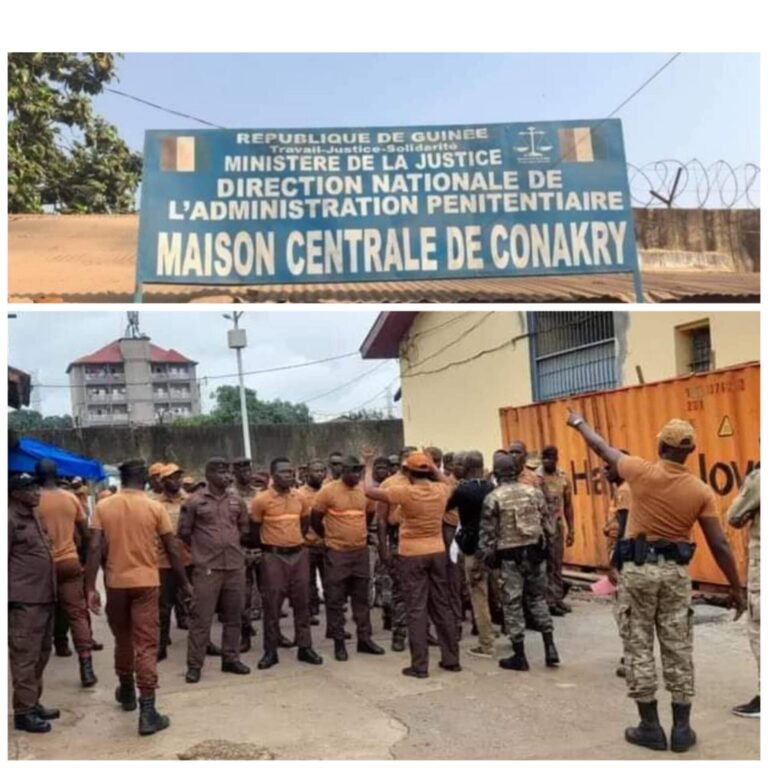 Guinée/Maison Centrale : Les prisonniers empêchés de sortir de leur cellule ce mardi matin (Avocat)