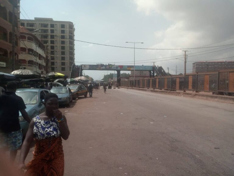 Conakry/Matoto : La circulation momentanément perturbée à Enta marché dans la matinée 