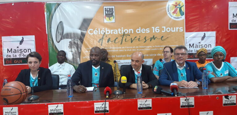 Guinée : Un tournoi de basket féminin pour dire STOP aux VBG