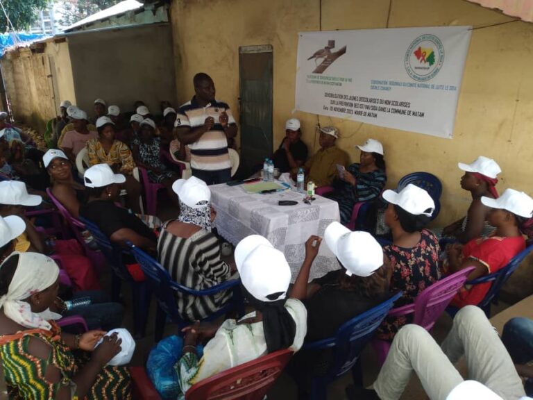 Guinée/ Société : Tenue d’un atelier de sensibilisation des jeunes déscolarisés ou non scolarisés sur la prévention des IST/VIH/SIDA dans la commune de Matam