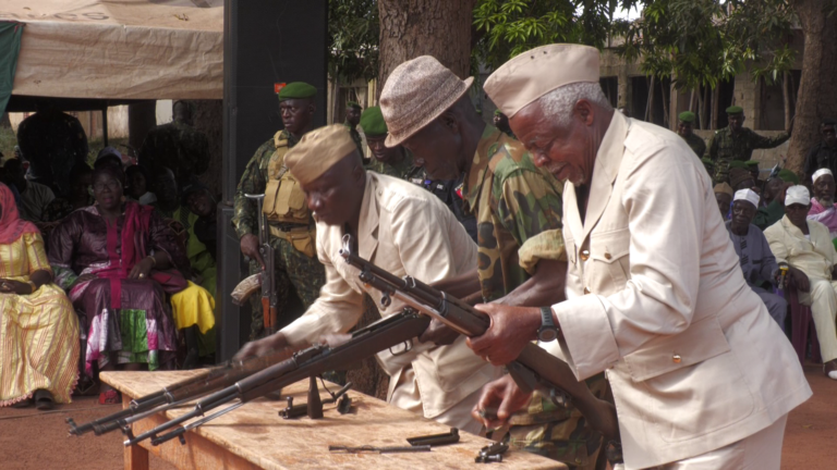 Kankan/Célébration de l’an 65 de l’armée guinéenne, les anciens combattants font des démonstrations