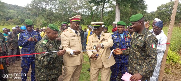 Mamou/Ouré-Kaba: Inauguration de la nouvelle section d’infanterie de Sitakoto à la frontière Guinéo-Sierra Léonaise