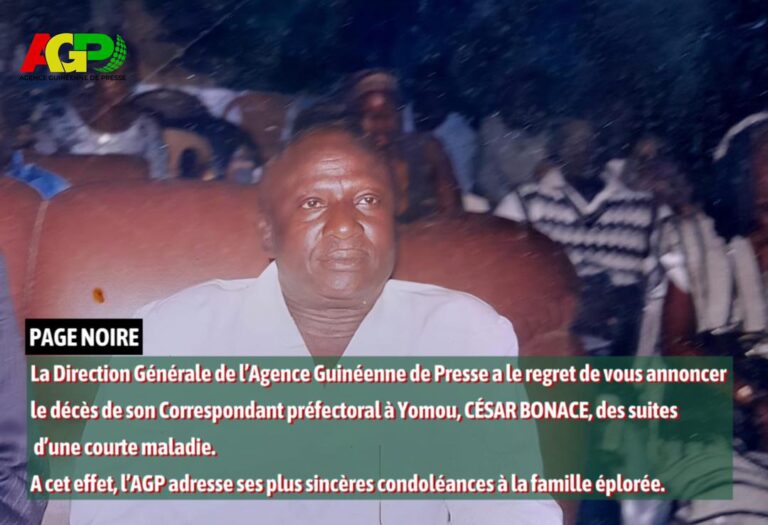 Guinée/Média: le correspondant préfectoral de l’AGP à Yomou n’est plus