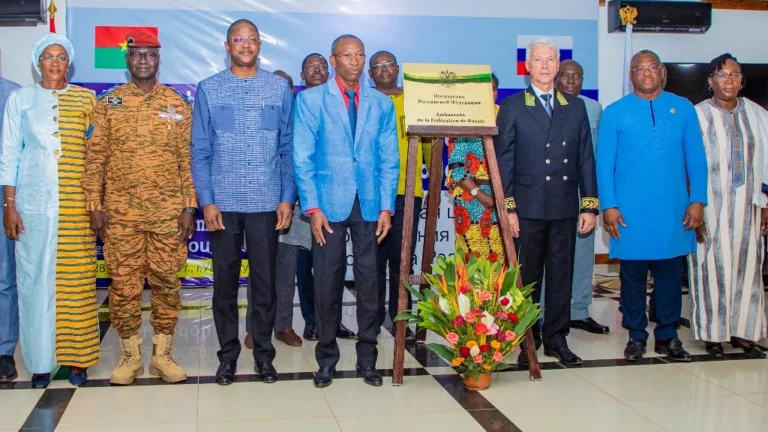 Burkina : la Russie rouvre son ambassade après 31 ans de fermeture