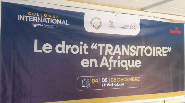 Guinée/Justice : Conakry abrite un colloque international  pour parler du Droit  transitoire en Afrique