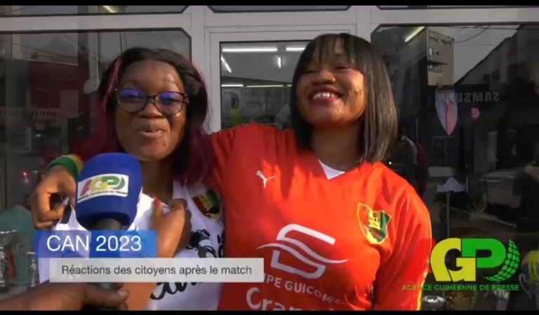 Can 2023 : Réaction des citoyens après le match syli vs Cameroun