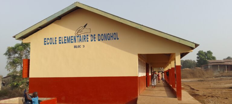 Boké/Education : L’École Elémentaire de DONGHOL fait peau neuve après sa rénovation et son équipement