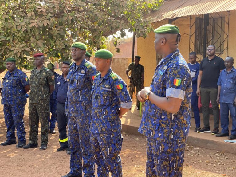 Siguiri : l’escadron de la gendarmerie mobile Nº19 de Siguiri a un nouveau commandant