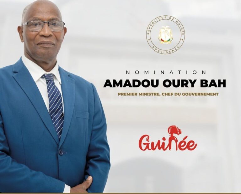 Guinée/Urgent: Bah Oury nommé premier ministre chef du gouvernement 