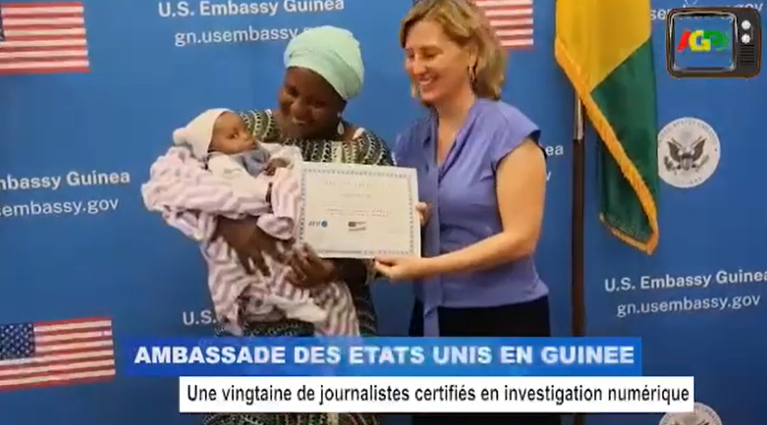 AMBASSADE DES ÉTATSUNIS EN GUINÉE DES JOURNALISTES FORMES EN