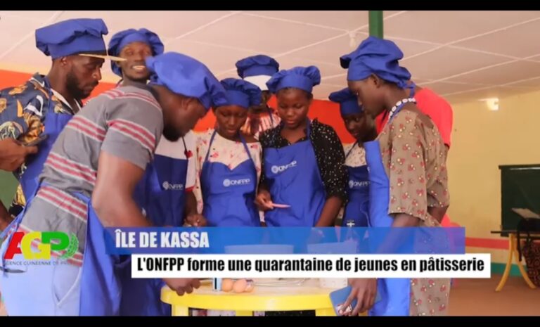 ÎLE DE KASSA : L’ONFPP FORME UNE QUARANTAINE DE JEUNES EN PÂTISSERIE