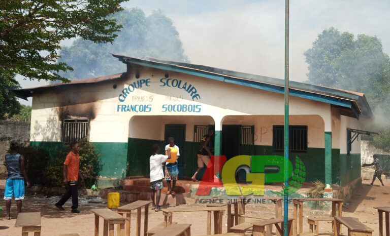 Kissidougou : Une école ravagée par un incendie dans la commune urbaine
