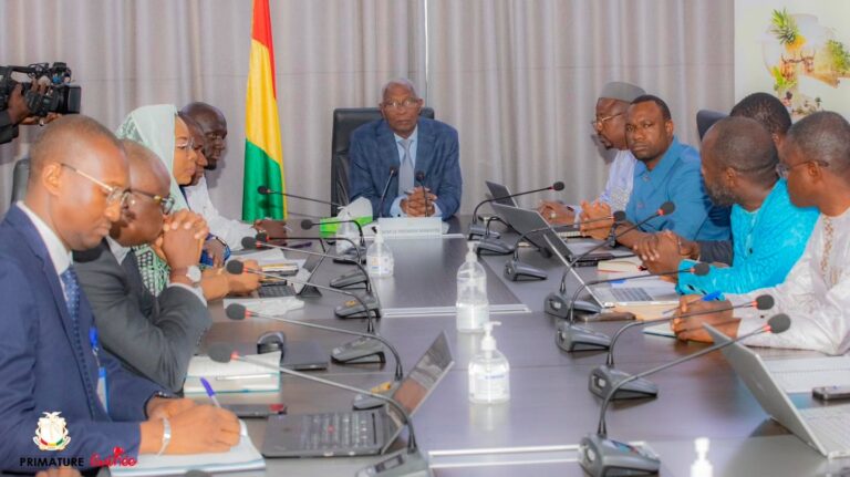 Guinée/Programme d’adressage : Le PM échange avec les acteurs impliqués dans le processus