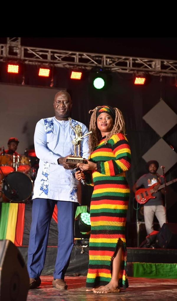 Guinée/Musique : Queen Rima rafle le prix Marley d’or 2024 dans la catégorie Espoir