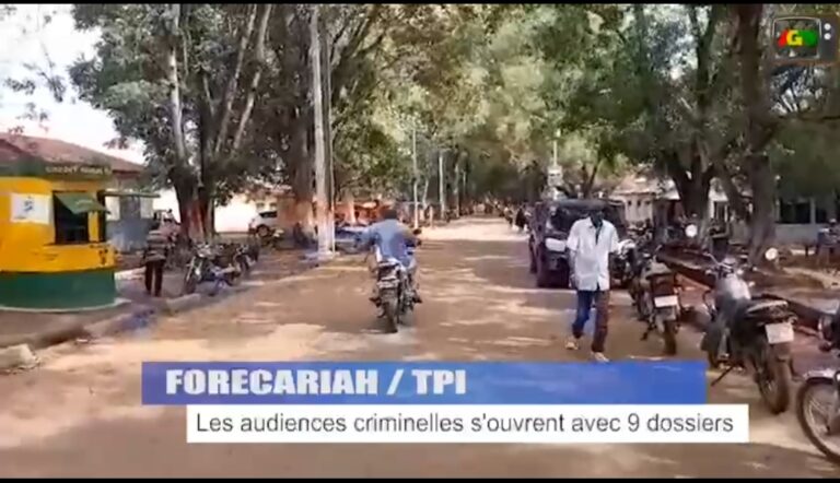 FORECARIAH / TPI : LES AUDIENCES CRIMINELLES S’OUVRENT AVEC 9 DOSSIERS