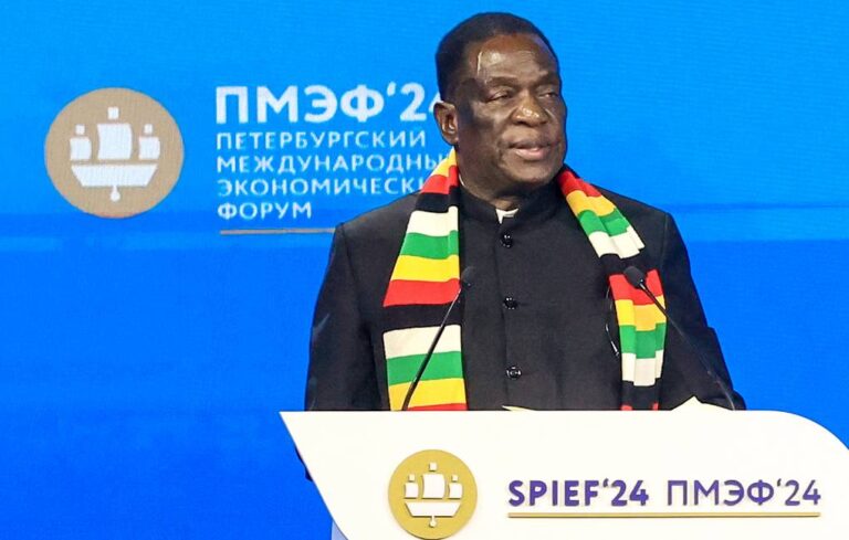 Le président zimbabwéen exprime sa volonté d’accueillir le sommet Russie-Afrique