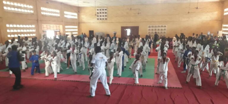 Fria/Sport : Célébration du titre de Guinée de Taekwondo des sportifs de la préfecture