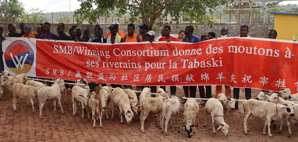 Boké-Tabaski 2024: Le Consortium SMB-WINING distribue 294 têtes de moutons à plus de 200 villages des préfectures de Boké et Télimélé