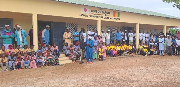 Labé/Education : L’école primaire de Dara-Kethioun entièrement rénovée par la coopération japonaise