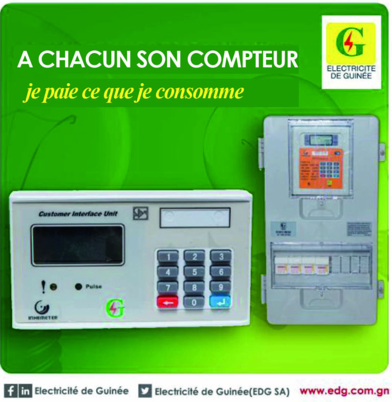 EDG – Electricité De Guinée : Allo EDG !! Services Clients disponible pour vous servir