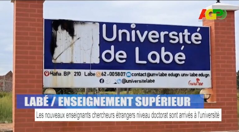 LABÉ / ENSEIGNEMENT SUPÉRIEUR : les nouveaux enseignants chercheurs étrangers niveau doctorat sont arrivés à l’université.