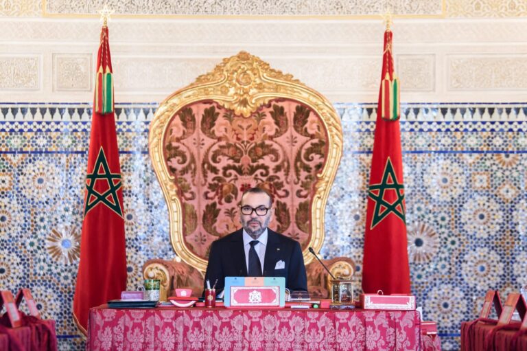 Sa Majesté le Roi Mohammed VI a présidé au Palais Royal à Rabat un Conseil des ministres