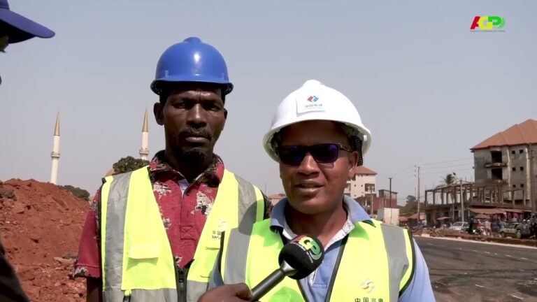 CONAKRY / ÉCHANGEUR DE BAMBÉTO : LE SUPERVISEUR GÉNÉRAL PARLE DU NIVEAU D’AVANCEMENT DES TRAVAUX
